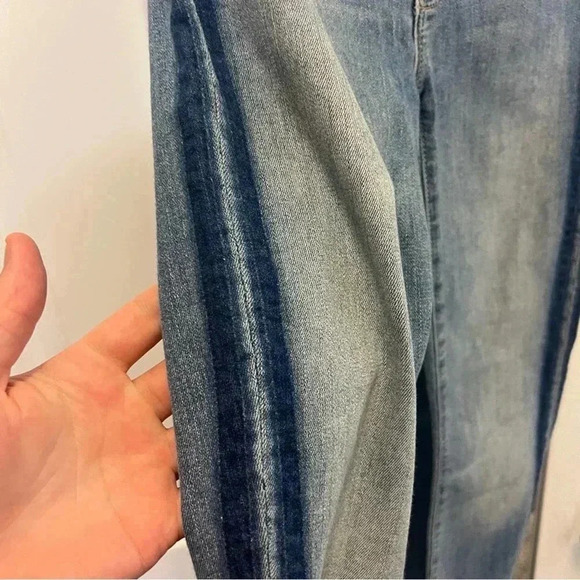 Mother The Stunner Zip Ankle Step Fray in Light Kitty Racer - Picture 8 of 11